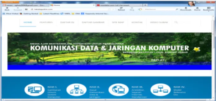 Gambar 2. Implementasi user interface perangkat lunak
