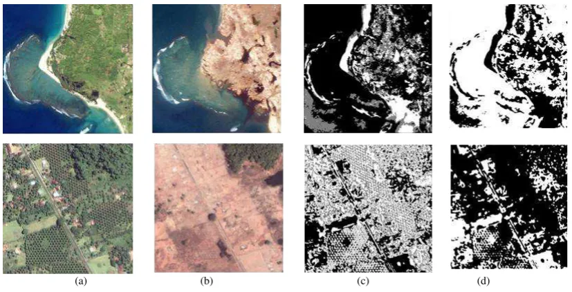 Figure 3. Visualization of research results on the proposed method using the Aceh Tsunami image dataset 