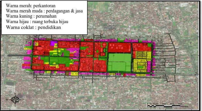 Gambar 2.2. Tata Guna lahan kawasan pusat pemerintahan provinsi Bali 