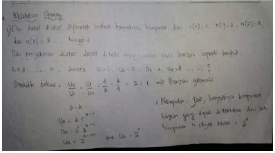 Figure 1 Student’s answer 
