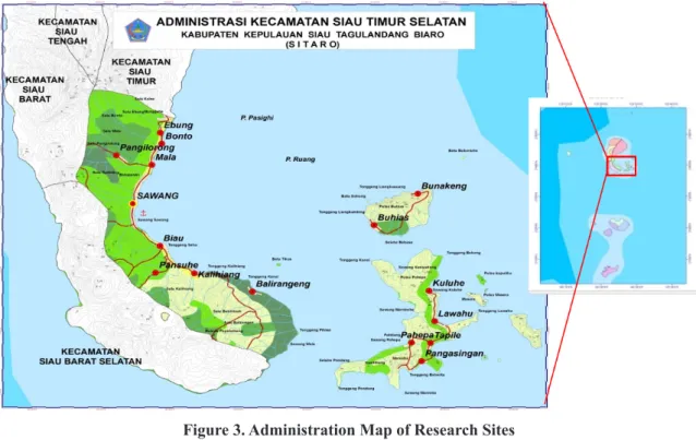 Figure 3. Administration Map of Research Sites
