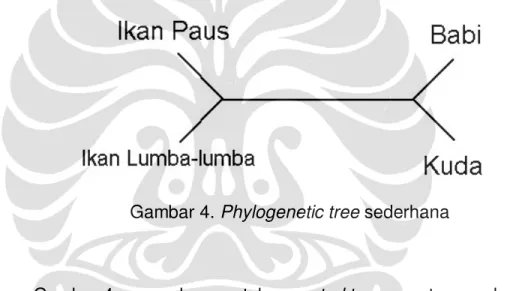Gambar 4. Phylogenetic tree sederhana 