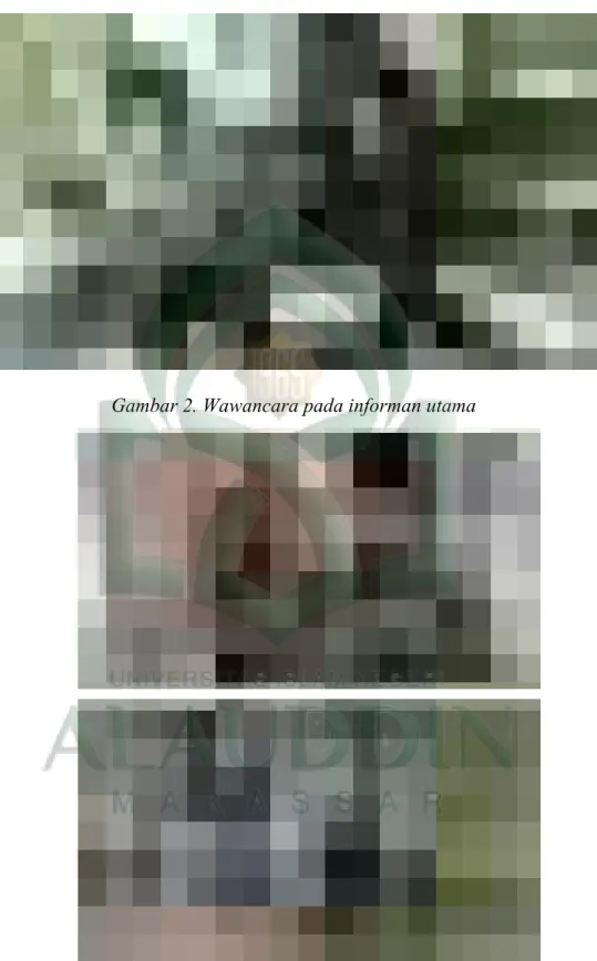 Gambar 2. Wawancara pada informan utama 