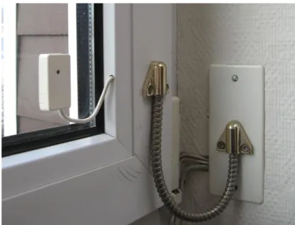 Gambar  18. Penggunaan  Glass break sensor