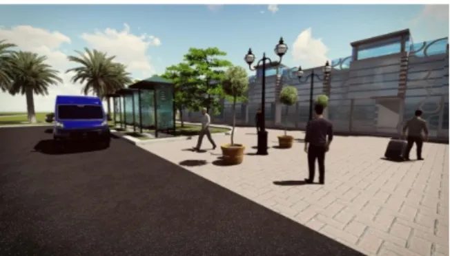 Gambar 20. Perspektif Exterrior Open Space 