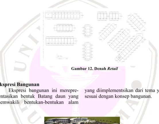 Gambar 12. Denah Retail 