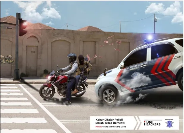 Gambar 14 Print Ad ‘Perampok’ 