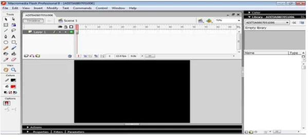 Gambar 2.1 Tampilan Layar Flash 