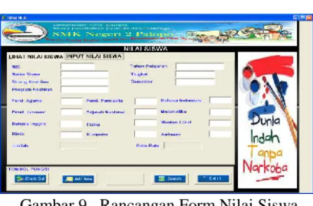 Gambar 10.  Flowgraph Data Nilai           Dari gambar IV. 1 Flowgraph Data  Nilai dapat dilakukan proses perhitungan  sebagai berikut: 