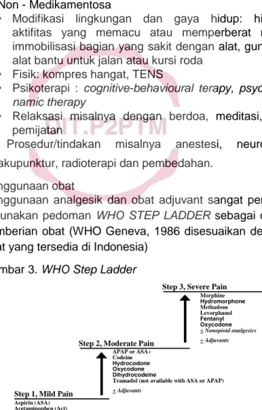 Gambar 3. WHO Step Ladder 