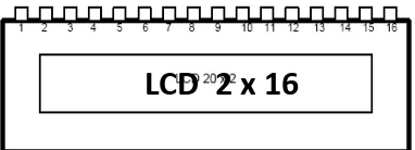 Gambar 2.12 Diagram Blok LCD 