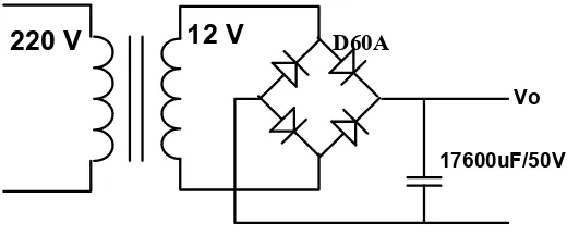 Gambar 3.3 Rangkaian Power Supply 