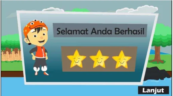 Gambar 8. Screenshot permainan level pertama 