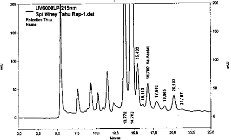 Gambar 1. Kromatogram sampel I1W1