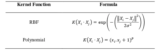 Fig. 2. Support Vector Machine 