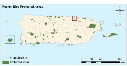 Figure 1.Protected natural areas of Puerto Rico [1]