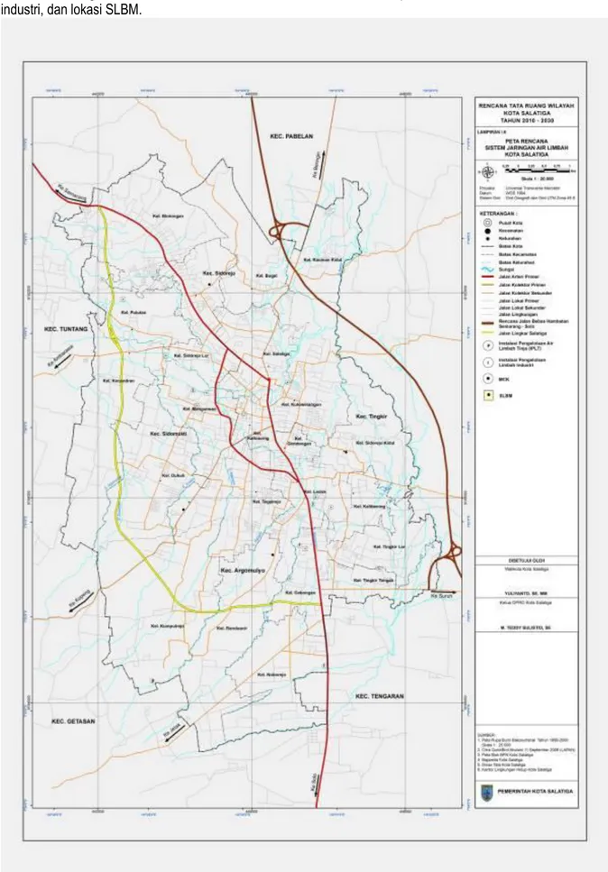 Gambar 3.1 Peta cakupan layanan pengelolaan air limbah domestic  