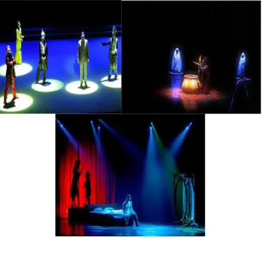 Gambar 1.9. Contoh Penggunaan Tata Cahaya dalam Pertunjukan 