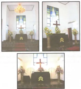 Gambar 7. Altar Gereja HKBP Surabaya 