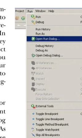 Figure 2.15 Select the Android Application run template.