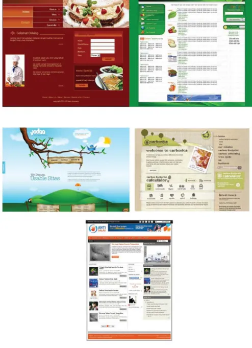Gambar 3.1 contoh layout website
