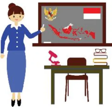 Gambar I.1 Belajar PKn, Belajar tentang dan untuk Keindonesiaan, Benarkah? Sumber: freepik.com 