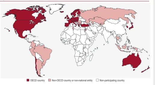 Figure 2.  Countries that participated in PISA 2009