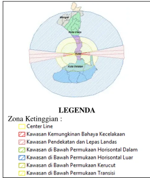Gambar 5. Peta Wilayah Cakupan KKOP Bandara 