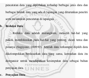 tabel untuk memperjelas penyaijian data. 