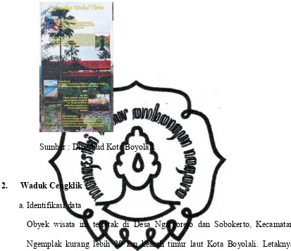 Gambar 5.4 : Promosi Tlatar menggunakan leaflet.