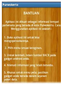 Gambar 5. Tampilan Menu Wisata