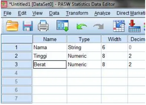 Gambar 2.12 Data yang Di-input-kan 