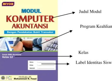 Gambar 4.1 Cover Modul Komputer Akuntansi 