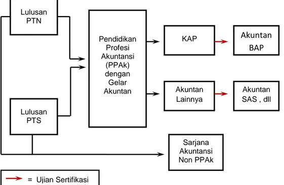Gambar 2.1 Model Sistem Pendidikan Akuntansi di Indonesia 