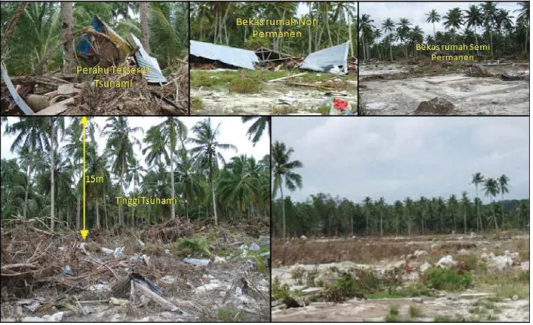 Gambar 7. Lokasi Dusun Purourougat dan hasil observasi