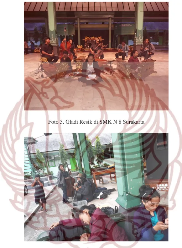 Foto 3. Gladi Resik di SMK N 8 Surakarta 