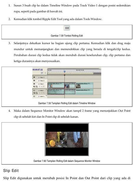 Gambar 7.59 Tombol Rolling Edit 