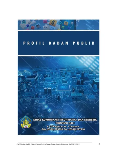 Profil Badan Publik Dinas Komunikasi, Informatika Dan Statistik ...