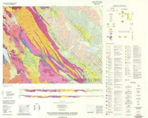 Gambar 3. Peta Geologi Daerah Solok 