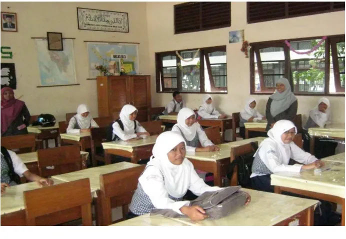 Gambar 4.3  siswa dalam rangka persiapan Ujian Nasional (2014) 