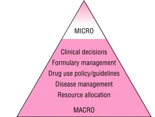 FIGURE 1–2. Decisions for pharmacoeconomic applications.