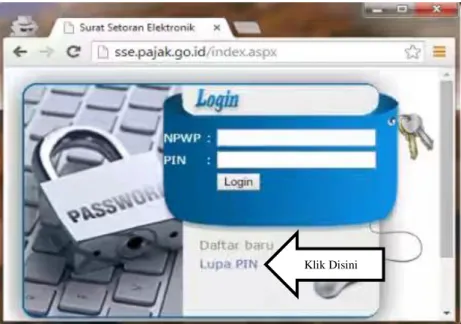 Gambar 4.7 Tampilan Menu Lupa Password 