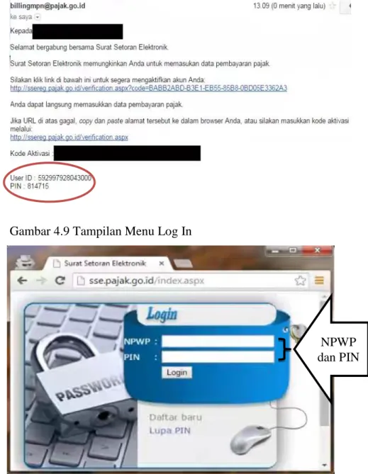 Gambar 4.8 Tampilan e-mail verification 