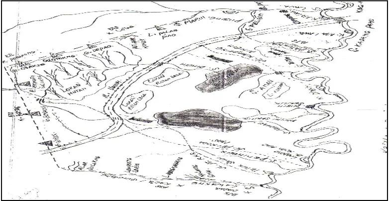 Figure 3.3 Tepulang Village Traditional Land Use Map 