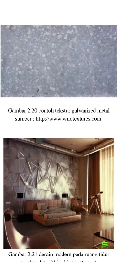 Gambar 2.20 contoh tekstur galvanized metal  sumber : http://www.wildtextures.com  