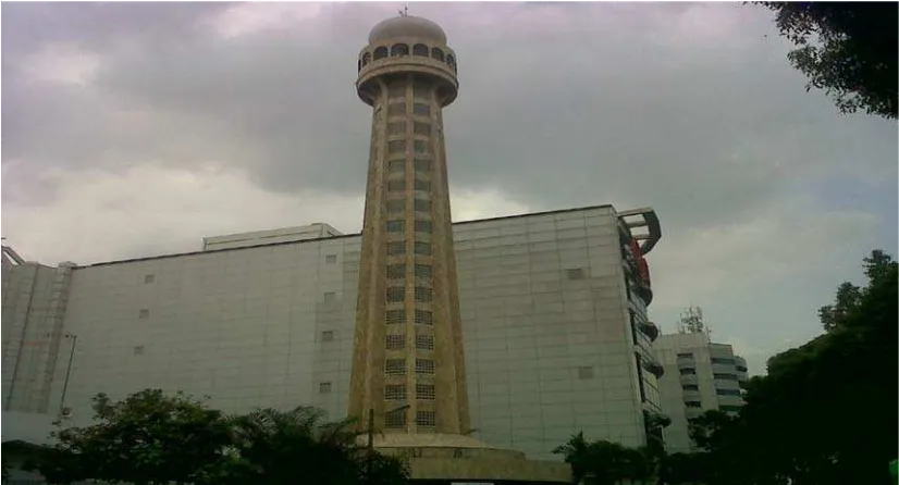 Gambar 4.3 Menara Mesjid Agung Medan  