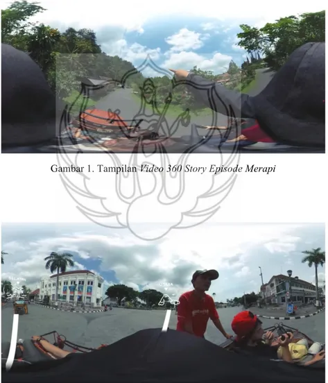 Gambar 1. Tampilan Video 360 Story Episode Merapi 