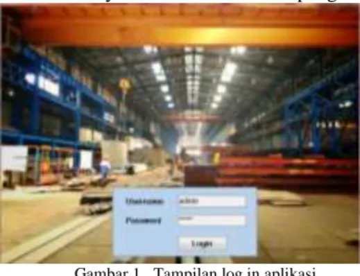 Gambar 3. Data base aplikasi 