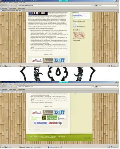 Gambar 24. contoh web sahabat bambu 