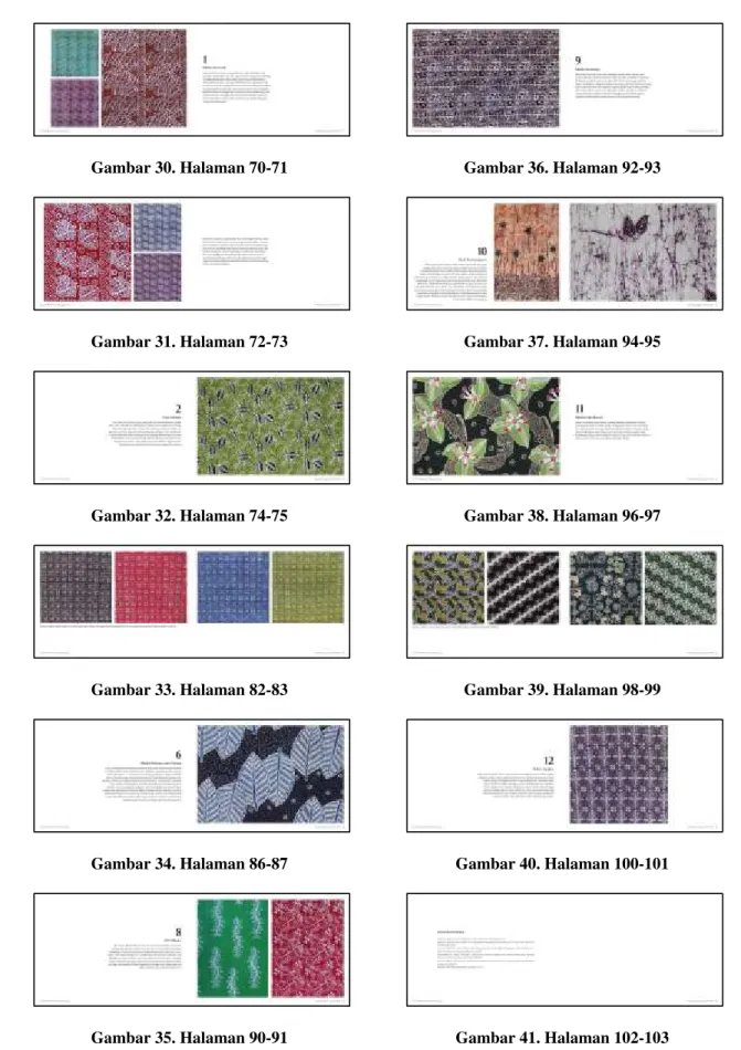 Gambar 30. Halaman 70-71  Gambar 31. Halaman 72-73  Gambar 32. Halaman 74-75  Gambar 33